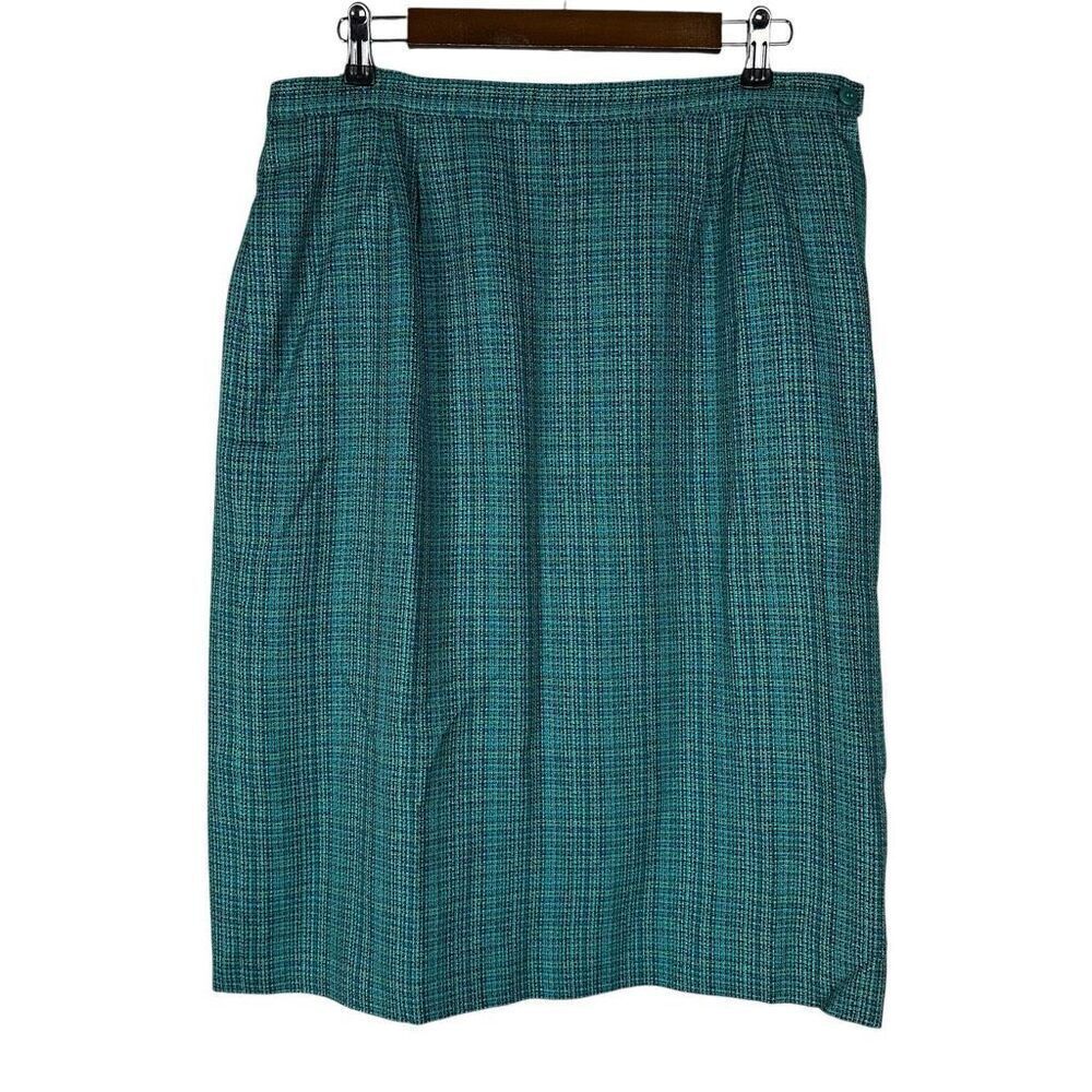 Pendleton size 16 Bright Teal Skirt